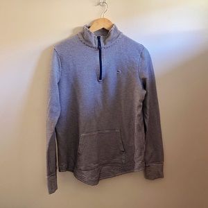 Vineyard Vines Textured Blue White Stripe Shep Pullover